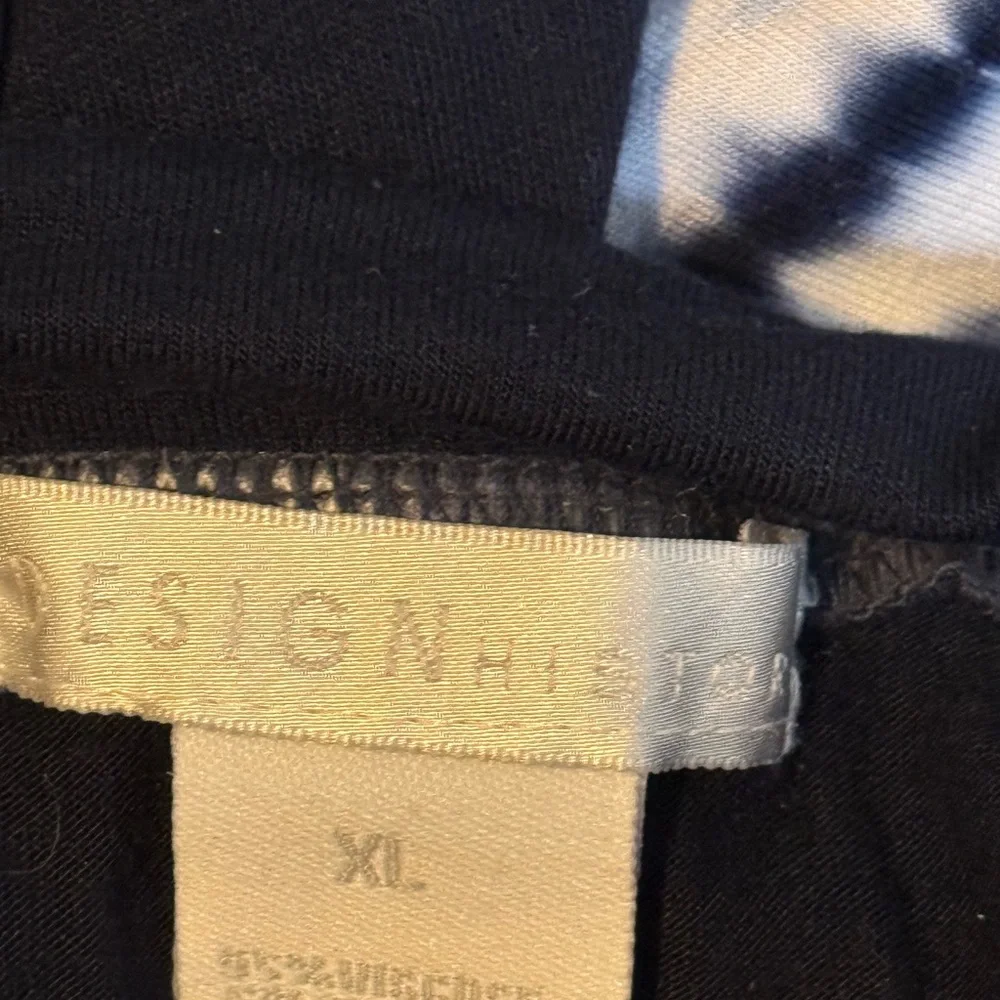 Design History Dark Blue Tie-Dye Maxi Skirt - Picture 4 of 4